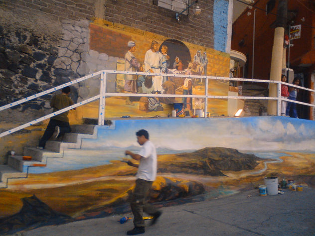 decorando el viacrusis