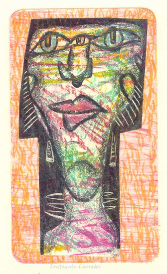 Dama de los tres ojos Monoprint