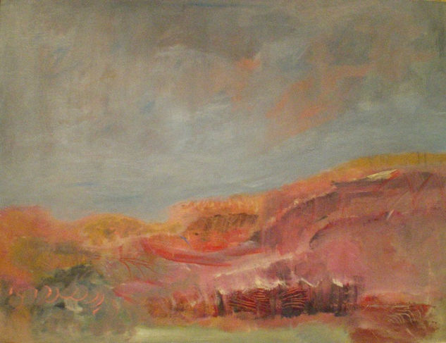 Untitled, (Landscape field series) Mixed media Canvas Landscaping