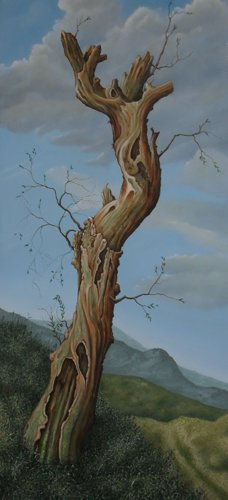dead tree ( after Van Ruysdael)