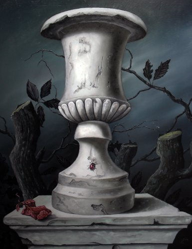 White vase