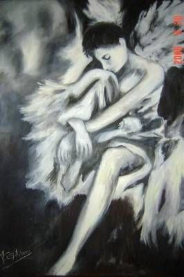 Mujer con alas
