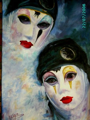 MASCARAS Oil Canvas Others