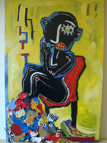 sin titulo Acrylic Canvas Others