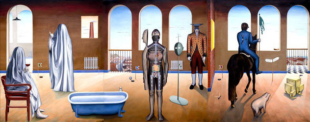 The Haunted House (Triptych)
