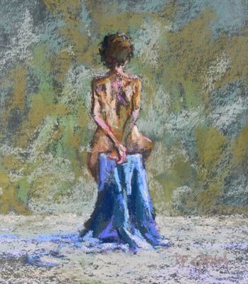 Naomi May Pastel Others Figure Painting