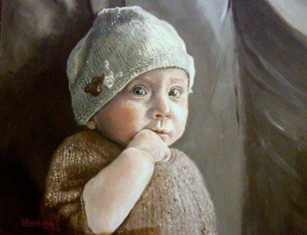 portrait of a baby