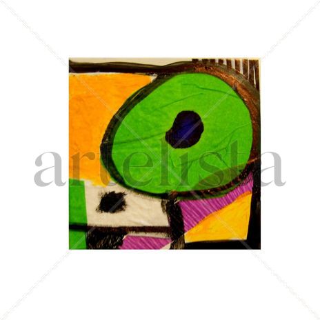 " Green circle "
