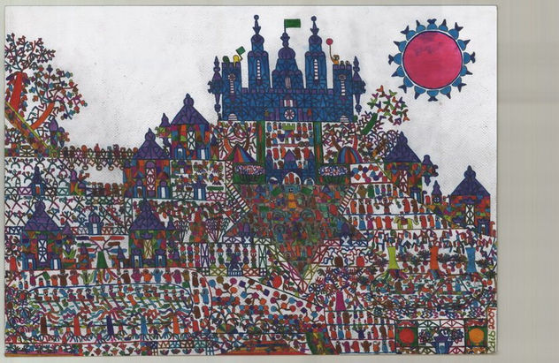 337-A boat race near a castle