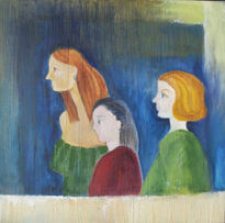 At the window