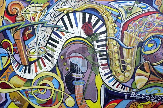 Blue Note Oil Canvas Others