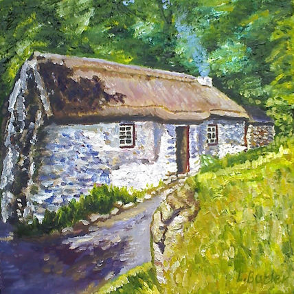 Shadows on Thatch