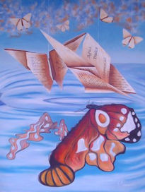 Mariposas sobre el mar