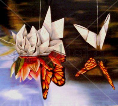 Las Mariposas II Oil Canvas Others