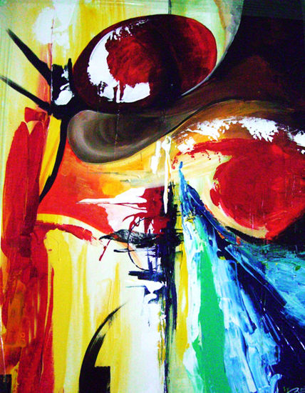 Jesus with Glasses Acrylic Canvas Others