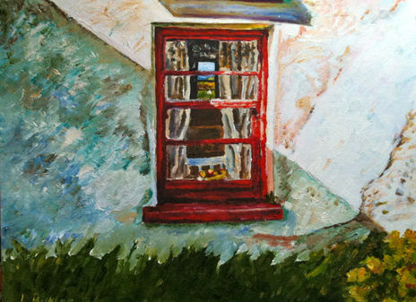 Cottage Window on a...