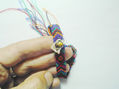 Mexican fire agate and silver bracelet handmade jewelry