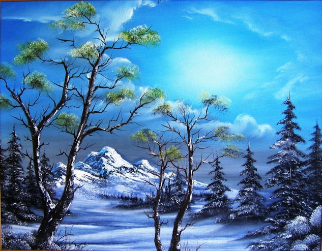 Divine Light ( Θεικο Φως ) Oil Canvas Landscaping