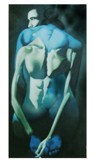 Affection Oil Canvas Figure Painting