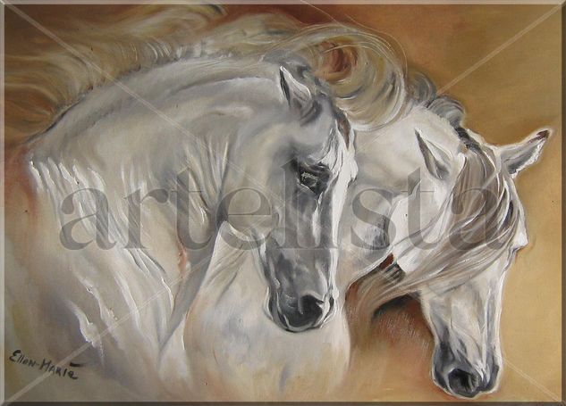 Greys Oil Canvas Animals