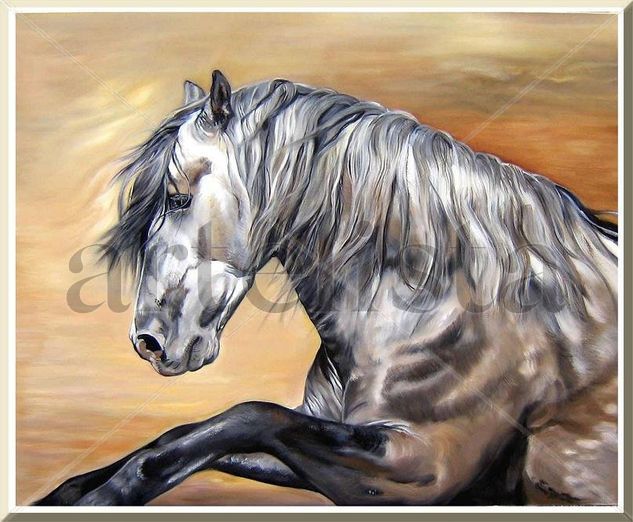 Andalusian Oil Canvas Animals