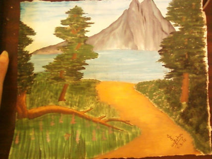 Poster colors work..