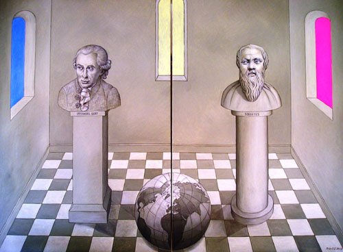 Reason (Diptych) Óleo Lienzo Figura