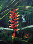 La flor de la heliconia