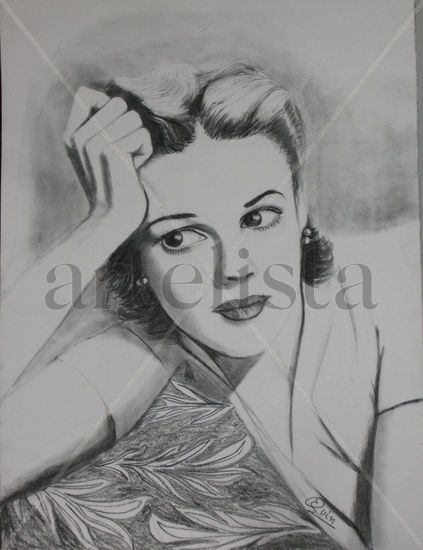 JUDY GARLAND Carboncillo