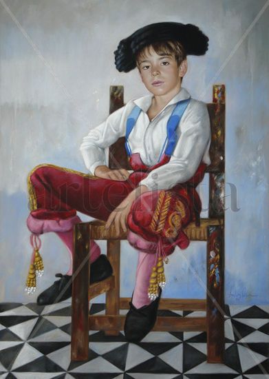 Little Matador Pastel Papel Retrato