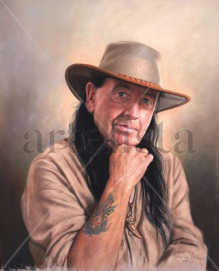 Tommy Kinsella Pastel Papel Retrato