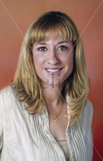 Virginia Velasco Pastel Papel Retrato