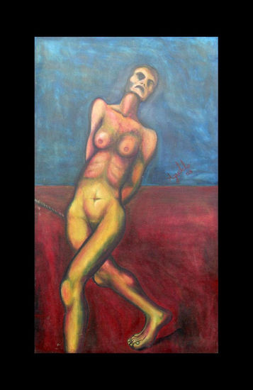 TE LLEVO A JUGAR AL CAMPO Oil Canvas Figure Painting