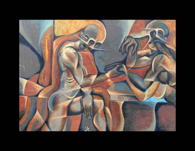 LA PROPUESTA Oil Canvas Nude Paintings