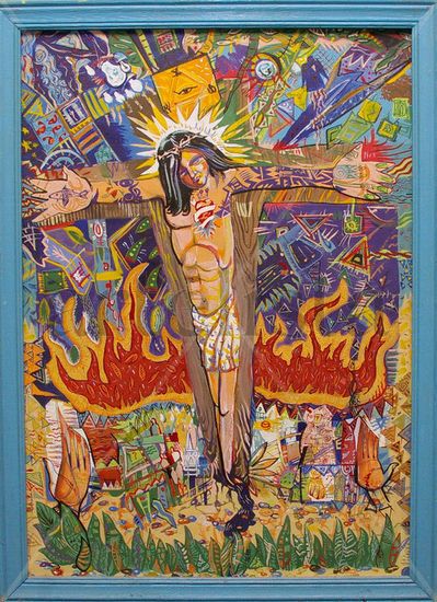 Crucifiction Gouache Cartulina Otros