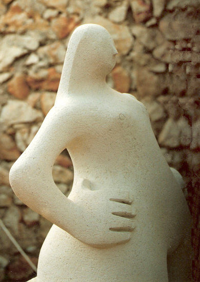 Standing woman Pottery Figurative