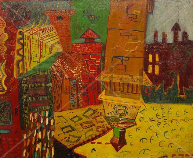 Lanscape-Old city Tryavna