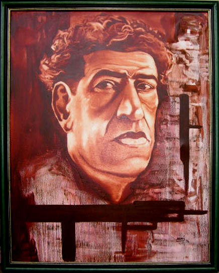 Retrato de Oscar Dominguez Oil Canvas Portrait