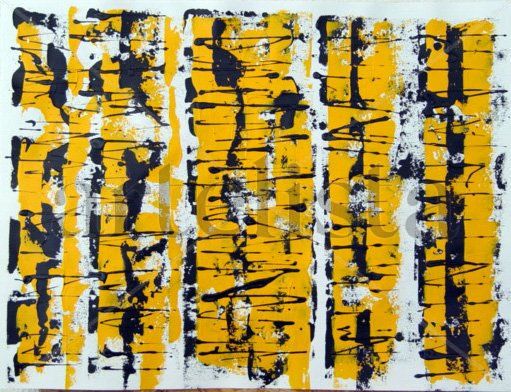 Untitled - Acrylic on Canvas Paper - 18 x 24 - 2009 (2)