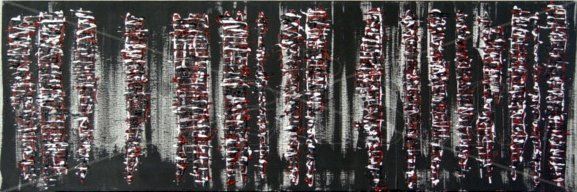 Untitled - Acrylic on Canvas - 12 x 30 - 2007 (6) Acrílico Lienzo Otros