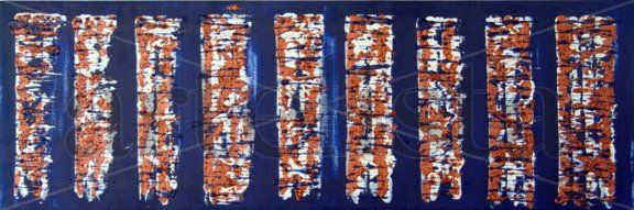 Untitled - Acrylic on Canvas - 12 x 30 - 2007 (2)