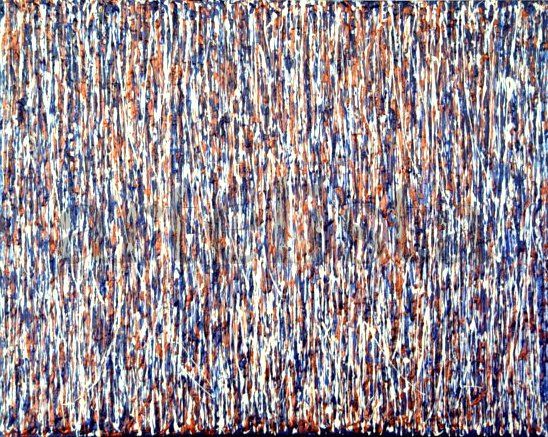 Free Fall 3 - Acrylic on Canvas - 24 x 30 - 2007