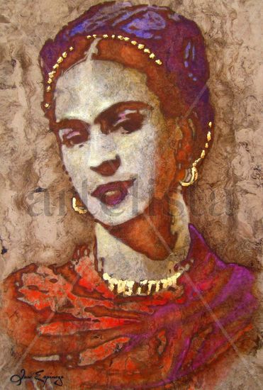 FRIDA KAHLO Media Mixta Otros Retrato