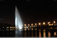 Fountain in Palma de Mallorca at night