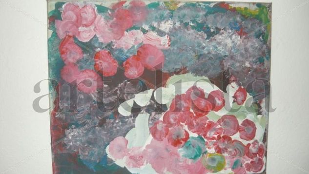 Flower field Acrylic Canvas Floral Painting