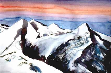 Sunrise in the Alps