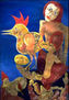 Woman with Cock