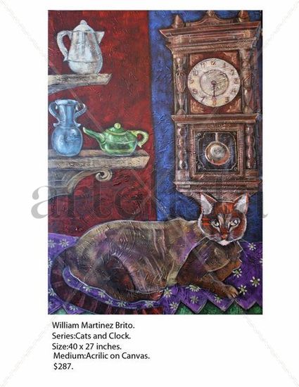 Collection: Time and Cats.(Book Illustration). 