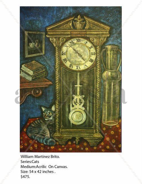 Collection: Time and Cats.(Book Illustration).