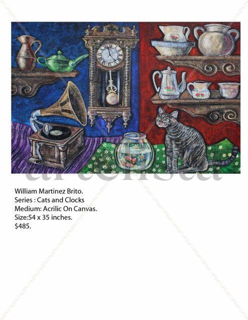 Collection: Time and Cats.(Book Illustration).